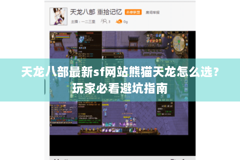 天龙八部最新sf网站熊猫天龙怎么选？玩家必看避坑指南