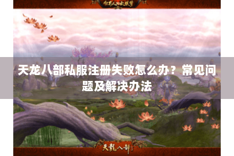天龙八部私服注册失败怎么办？常见问题及解决办法