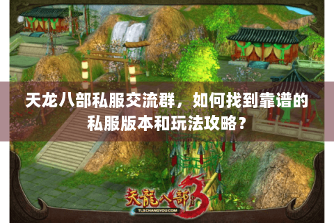 天龙八部私服交流群，如何找到靠谱的私服版本和玩法攻略？