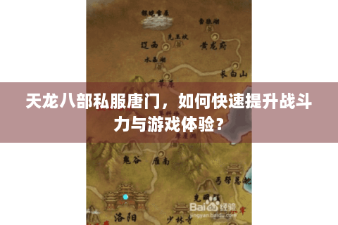 天龙八部私服唐门，如何快速提升战斗力与游戏体验？