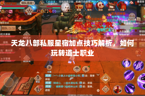 天龙八部私服星宿加点技巧解析，如何玩转道士职业