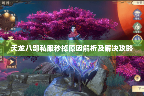 天龙八部私服秒掉原因解析及解决攻略