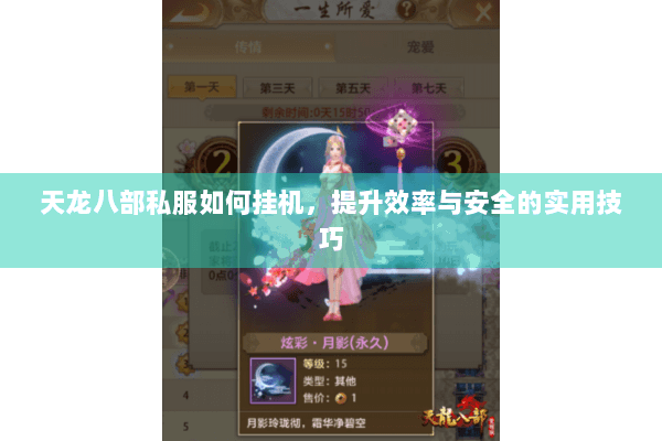 天龙八部私服如何挂机，提升效率与安全的实用技巧