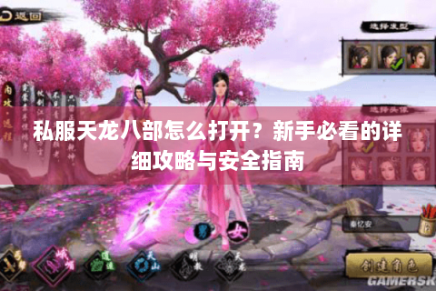 私服天龙八部怎么打开？新手必看的详细攻略与安全指南