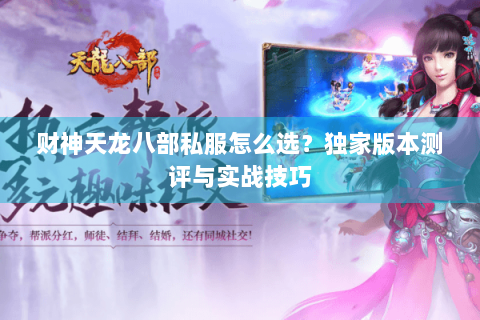 财神天龙八部私服怎么选？独家版本测评与实战技巧