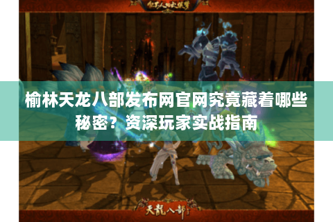 榆林天龙八部发布网官网究竟藏着哪些秘密？资深玩家实战指南