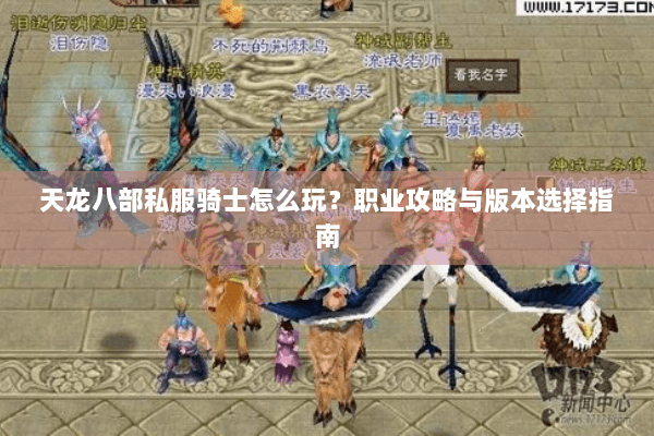 天龙八部私服骑士怎么玩？职业攻略与版本选择指南