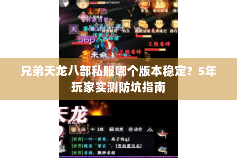 兄弟天龙八部私服哪个版本稳定？5年玩家实测防坑指南
