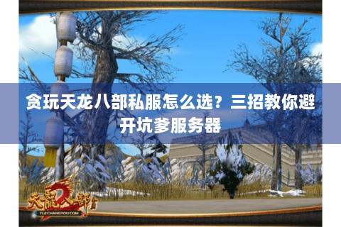 贪玩天龙八部私服怎么选？三招教你避开坑爹服务器
