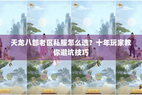 天龙八部老区私服怎么选？十年玩家教你避坑技巧