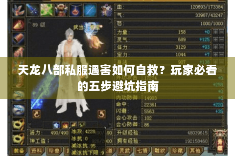 天龙八部私服遇害如何自救？玩家必看的五步避坑指南