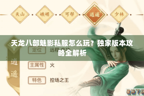 天龙八部魅影私服怎么玩？独家版本攻略全解析