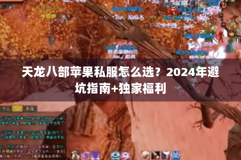 天龙八部苹果私服怎么选？2024年避坑指南+独家福利