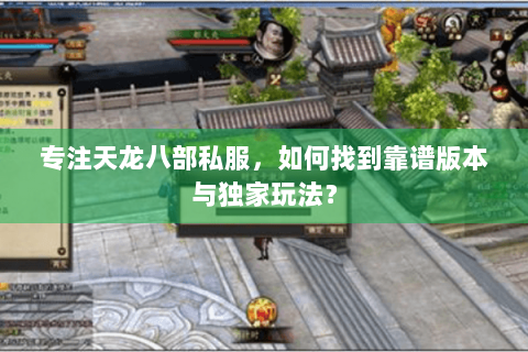 专注天龙八部私服，如何找到靠谱版本与独家玩法？