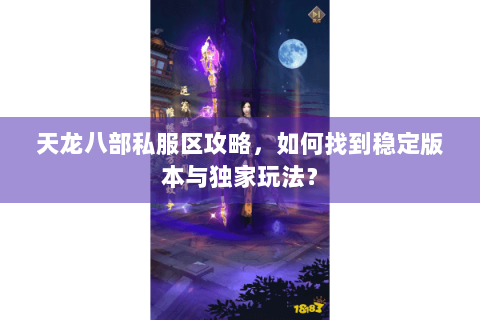 天龙八部私服区攻略，如何找到稳定版本与独家玩法？