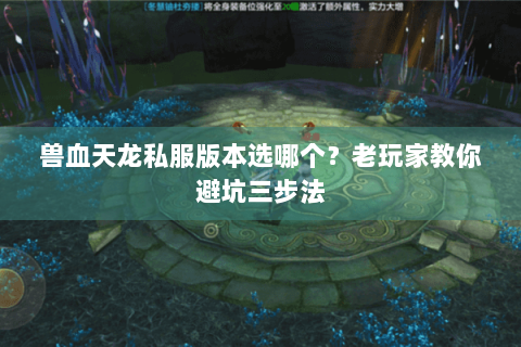 兽血天龙私服版本选哪个？老玩家教你避坑三步法