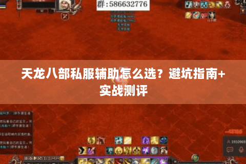 天龙八部私服辅助怎么选？避坑指南+实战测评