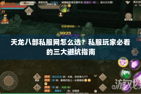 天龙八部私服网怎么选？私服玩家必看的三大避坑指南