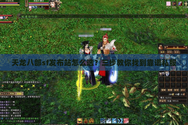 天龙八部sf发布站怎么选？三步教你找到靠谱私服