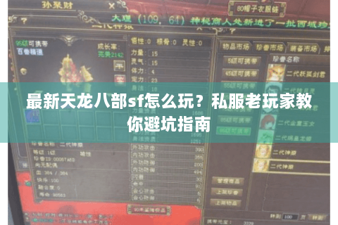 最新天龙八部sf怎么玩?私服老玩家教你避坑指南 最新天龙八部sf怎么玩?私服老玩家教你避坑指南