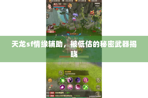 天龙sf情缘辅助，被低估的秘密武器揭晓