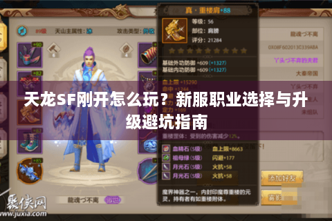 天龙SF刚开怎么玩？新服职业选择与升级避坑指南