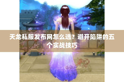天龙私服发布网怎么选？避开陷阱的五个实战技巧
