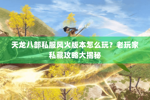 天龙八部私服风火版本怎么玩？老玩家私藏攻略大揭秘