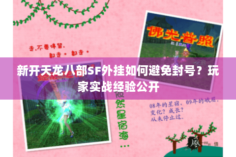 新开天龙八部SF外挂如何避免封号？玩家实战经验公开