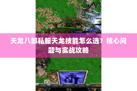 天龙八部私服天龙技能怎么选？核心问题与实战攻略