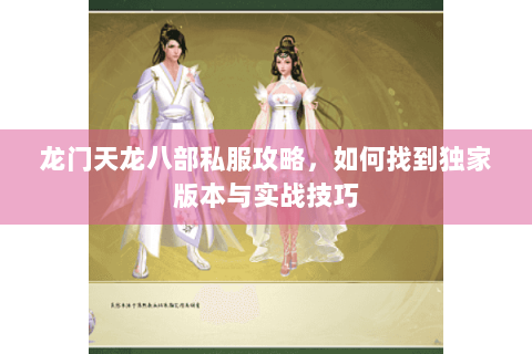 龙门天龙八部私服攻略，如何找到独家版本与实战技巧