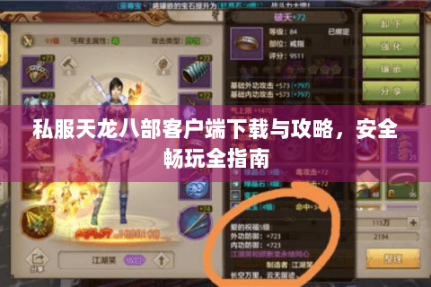 私服天龙八部客户端下载与攻略，安全畅玩全指南