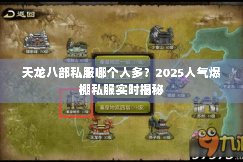 天龙八部私服哪个人多？2025人气爆棚私服实时揭秘