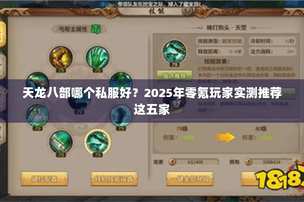 天龙八部哪个私服好？2025年零氪玩家实测推荐这五家