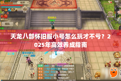 天龙八部怀旧服小号怎么玩才不亏？2025年高效养成指南