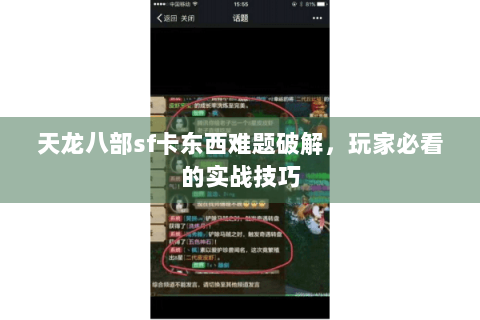 天龙八部sf卡东西难题破解，玩家必看的实战技巧