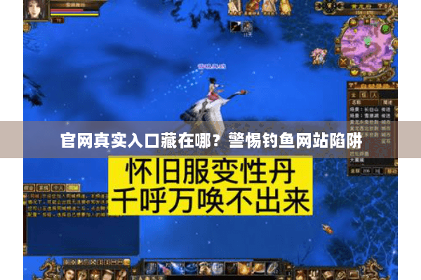 官网真实入口藏在哪？警惕钓鱼网站陷阱