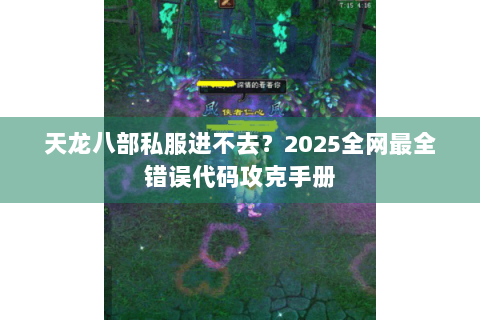 天龙八部私服进不去？2025全网最全错误代码攻克手册