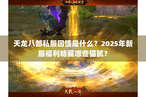 天龙八部私服回馈是什么？2025年新服福利暗藏哪些猫腻？