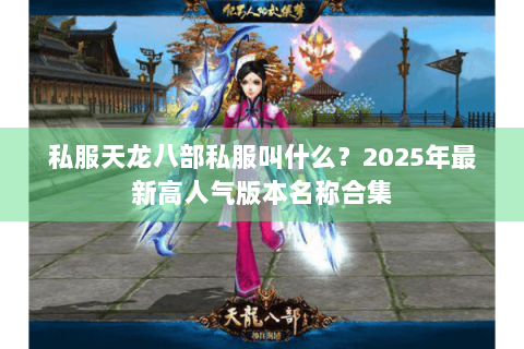 私服天龙八部私服叫什么？2025年最新高人气版本名称合集