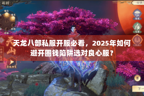 天龙八部私服开服必看，2025年如何避开圈钱陷阱选对良心服？