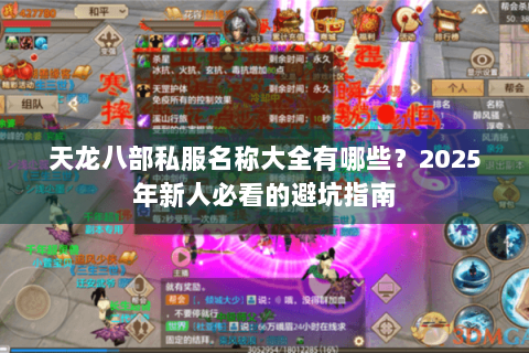 天龙八部私服名称大全有哪些？2025年新人必看的避坑指南