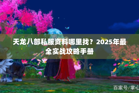 天龙八部私服资料哪里找？2025年最全实战攻略手册