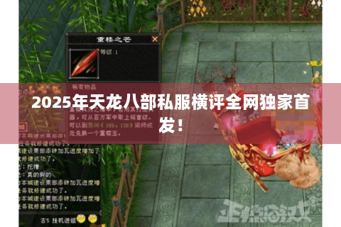 2025年天龙八部私服横评全网独家首发！