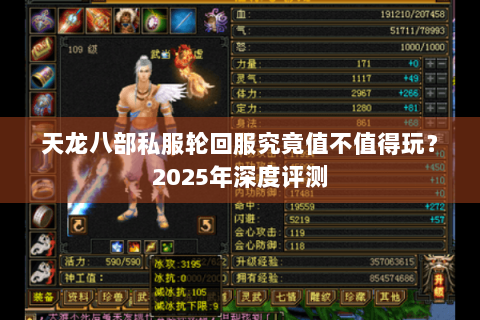 天龙八部私服轮回服究竟值不值得玩？2025年深度评测