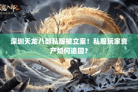 深圳天龙八部私服被立案！私服玩家资产如何追回？