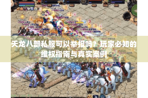 天龙八部私服可以举报吗？玩家必知的维权指南与真实案例