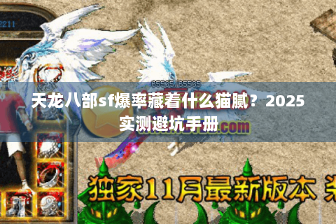 天龙八部sf爆率藏着什么猫腻？2025实测避坑手册
