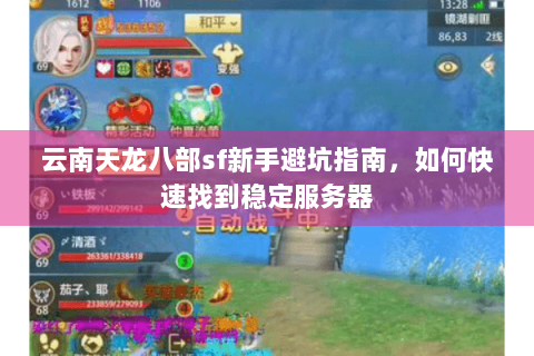 云南天龙八部sf新手避坑指南，如何快速找到稳定服务器
