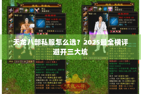 天龙八部私服怎么选？2025最全横评避开三大坑